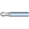 1.5mm Diameter 2 Flute 5mm Cut 38mm Length 2mm Round Shank Single End Ball Nose Uncoated Standard Carbide End Mills