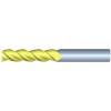 1/2" Diameter 3 Flute 2" Cut 4" Length 1/2" Round Shank Single End Square ZrN ULTRA High Performance End Mills for Aluminum