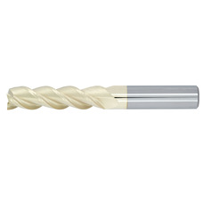 1" Diameter 3 Flute 2-1/4" Cut 5" Length 1" Round Shank Single End Square ZrN ULTRA High Performance End Mills for Aluminum