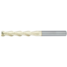 1" Diameter 2 Flute 3" Cut 6" Length 1" Round Shank Single End Square ZrN ULTRA High Performance End Mills for Aluminum