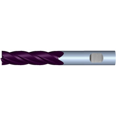 5/8" Diameter 4 Flute 2-1/4" Cut 5" Length 5/8" Weldon Shank Single End .125 Corner Radius TiALN ULTRA High Performance End Mills