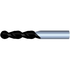 1" Diameter 2 Flute 2-1/4" Cut 5" Length 1" Round Shank Single End Ball Nose DLC ULTRA High Performance End Mills for Aluminum