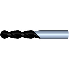 5/8" Diameter 2 Flute 2-1/4" Cut 5" Length 5/8" Round Shank Single End Ball Nose DLC ULTRA High Performance End Mills for Aluminum