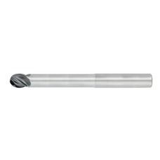 3/4" Diameter 4 Flute 1" Cut 6" Length 3/4" Round Shank Single End Ball Nose TiALN High Performance End Mills