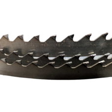 Carbide tipped 173 inch bandsaw blade 1-1/4 inch wide variable 3-4 TPI