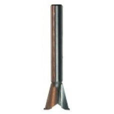 104R4-12SP Dovetail Bit 17/32" Cutting Height 9/16" & 1/2" Diameter 1/4" Shank 13° Angle Dovetail Bits