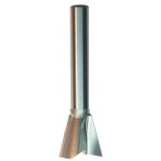 104R4-12 Dovetail Bit Right Hand Rotation 2 Flute 1/2" Cutting Height 1/2" Diameter 1/4" Shank 14° Angle Dovetail Bits