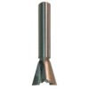 104R4-8-9L Dovetail Bit Left Hand Rotation 2 Flute 3/8" Cutting Height 5/16" Diameter 1/4" Shank 9° Angle Dovetail Bits
