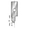 3185027 Engraving Insert Knife Corner Round 3.2 Radius 8mm Height Engraving Bits