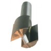BL812 Straight Plunge Bit 2 Flute 1-1/4 Cutting Height 1/2" Shank Straight with Bottom Cutting