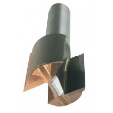 BL848 Straight Plunge Bit 2 Flute 1-1/4" Cutting Height 1/2" Shank Straight with Bottom Cutting
