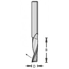 SCNF43P O Flute Spiral Aluminum Upcut 5/16" Cutting Height 1/8" Diameter 1/8' Shank Aluminum Router Bits