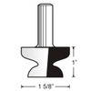 WP148840 Woodpecker Finger Grip Bit Dimar 1" Cutting Height 1/2" Shank Finger Grip Bits