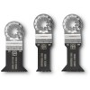 35222952140 Starlock Mount E-Cut Combo 3-Pack 221/222/223 E-Cut Blades for Oscillating Tools