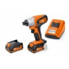 ASCD12-100W4C BASIC SET Cordless Impact Wrench 12V 1/4 in. hex Cordless Tools