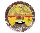 Flap Wheel 5" Diameter 20mm Wide With 5/8-11 Arbour Hole WSM617 Aluminum Oxide 80 Grit Klingspor 280238