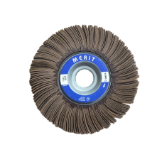 Flap Wheel 4" Diameter 2" Wide With 5/8" Arbour Hole 80 Grit Non-Mounted Flap Wheels