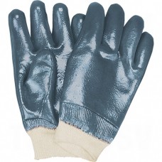 Heavyweight Nitrile Fully Coated Knit Wrist Gloves 2X-Large (11) Non-Knit Cotton Nitrile     Synthetic Gloves