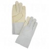 Standard Quality Grain Cowhide Leather Gloves 2X-Large Unlined Grain Cowhide Gauntlet Leather     Leather Gloves
