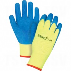 High Visibility Natural Rubber Acrylic Lined Gloves Large (9) 7 Acrylic Rubber Latex Acrylic     Synthetic Gloves