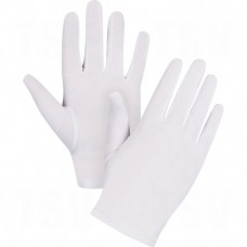 Nylon Inspection Gloves X-Small Ladies Nylon Hemmed       Fabric Gloves