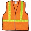 CSA Compliant 5-Point Tear-Away Traffic Safety Vests High Visibility Orange Yellow Polyester CSA Z96 Class 2, Level 2 2X-Large High Visibility Clothing