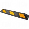 Parking Curbs 3' Rubber Black Yellow       Crowd Control Products