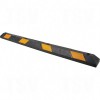 Parking Curbs 6' Rubber Black Yellow       Crowd Control Products