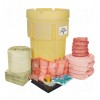 95-Gallon Mobile Spill Kits - Hazmat Salvage Drum Overpack 95 US gal. Mobile      