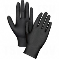 Heavyweight Black Nitrile Gloves X-Small Nitrile 9.5