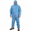 Premium Polypropylene Coveralls Polypropylene 3X-Large Blue       Disposable Protective Clothing