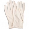 Poly/Cotton Inspection Gloves Ladies Poly/Cotton Hemmed       Fabric Gloves