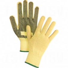 Kevlar String Knit Gloves With PVC Dots Large (9) 7 Kevlar EN 388 Level 3 PVC     Synthetic Gloves