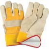 Grain Cowhide Fitters Foam Fleece Lined Gloves X-Large Foam Fleece Grain Cowhide Safety Rubberized     Leather Gloves