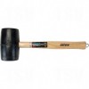 Rubber Mallets Head Weight 32 oz. Face  Rubber  Wood Hammers Chisels Pry Bars