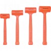 4-Piece Dead Blow Hammer Set Hammers Chisels Pry Bars