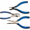 3-Piece Basic Plier Set Number of Pieces 3 Pliers - Wire Strippers Etc.