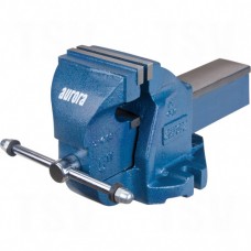 Heavy-Duty Bench Vise 5" Wide 3-3/10" Deep Fixed Mount Vices & Clamps