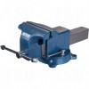 Heavy-Duty Bench Vise 8" Wide 3-4/5" Deep Swivel Mount Vices & Clamps