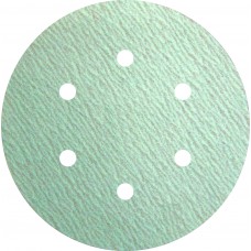 Sanding Disc 6" 6 Hole Pattern Velcro PS73 Specially Coated Aluminum Oxide 220 Grit Klingspor 301225 6" Velcro 6 Hole